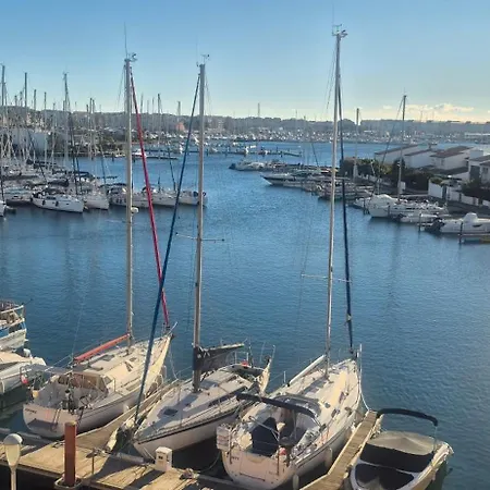 Le Matago A36, Superbe T2 Avec Vue Sur Le Port, Parking, Piscine, Clim Appartamento Agde