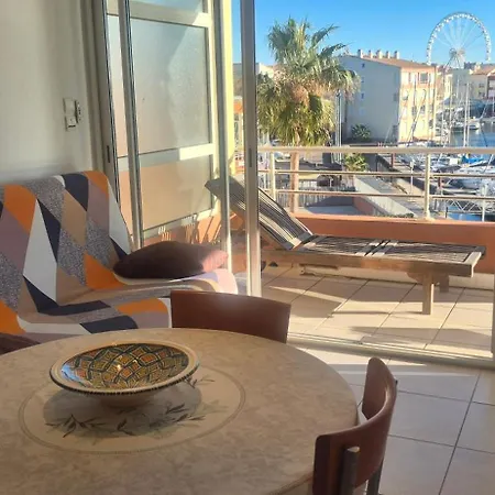 Appartement Le Matago A36, Superbe T2 Avec Vue Sur Le Port, Parking, Piscine, Clim Agde
