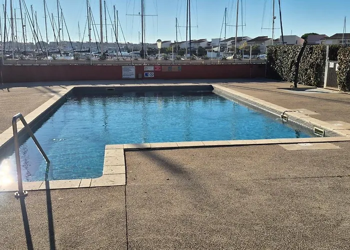 Le Matago A36, Superbe T2 Avec Vue Sur Le Port, Parking, Piscine, Clim * Agde